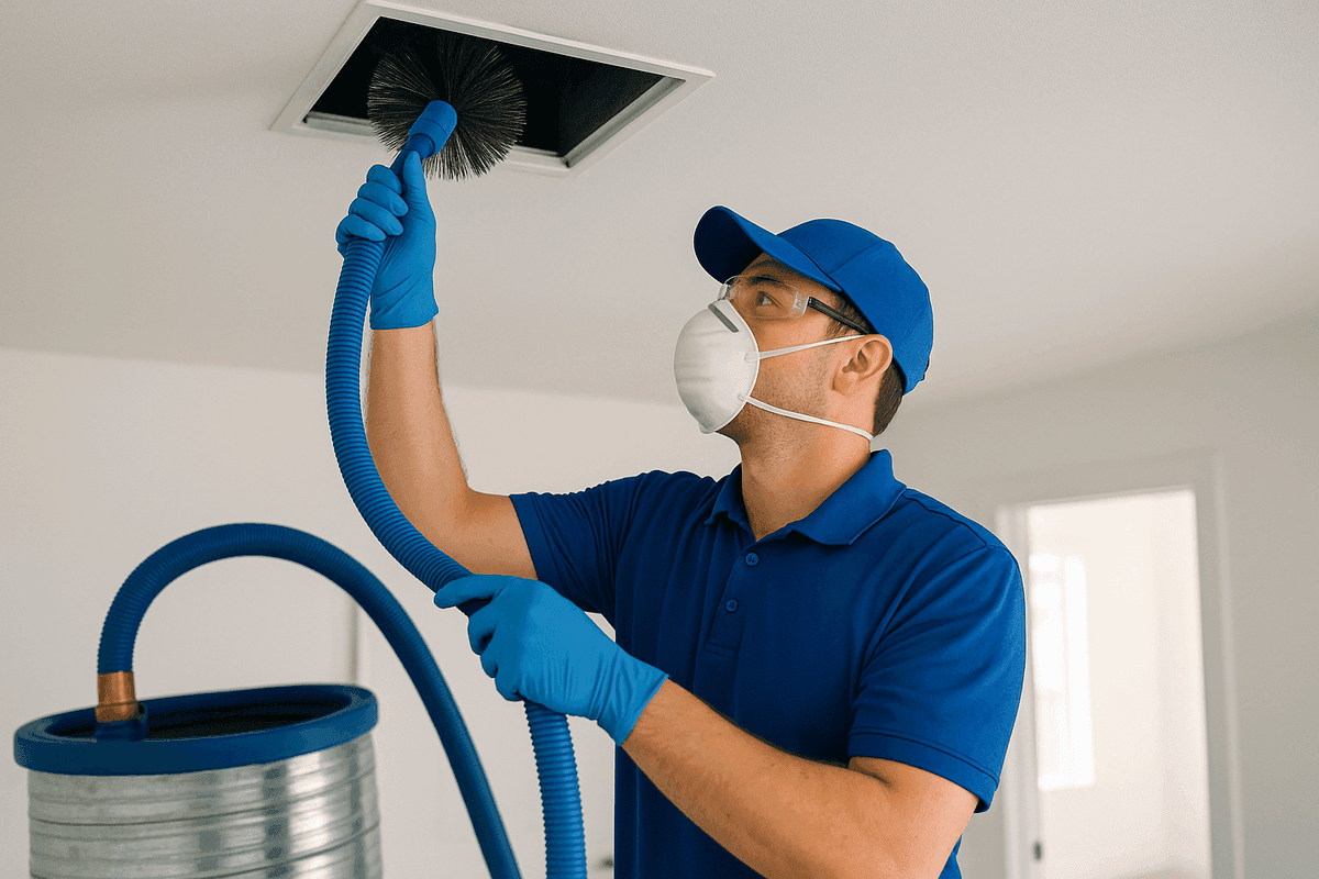 Duct Cleaning service by AJ's HVAC