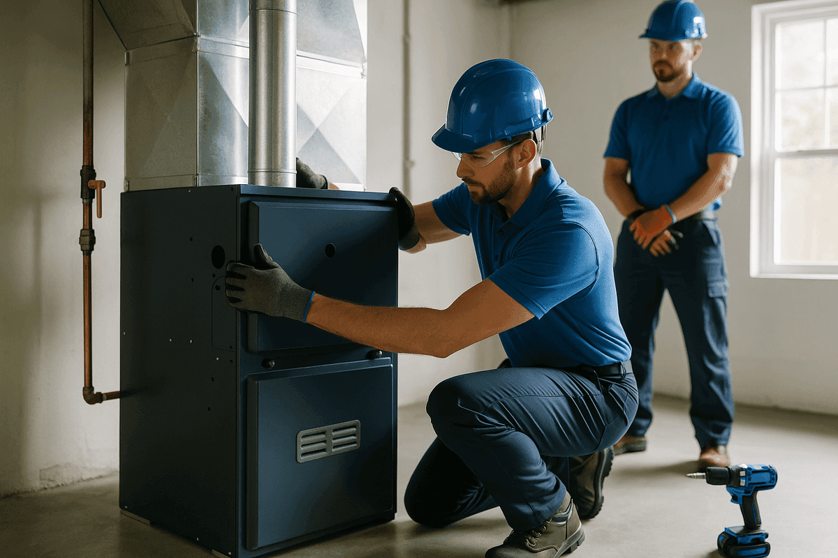 Furnace Installation service by AJ's HVAC