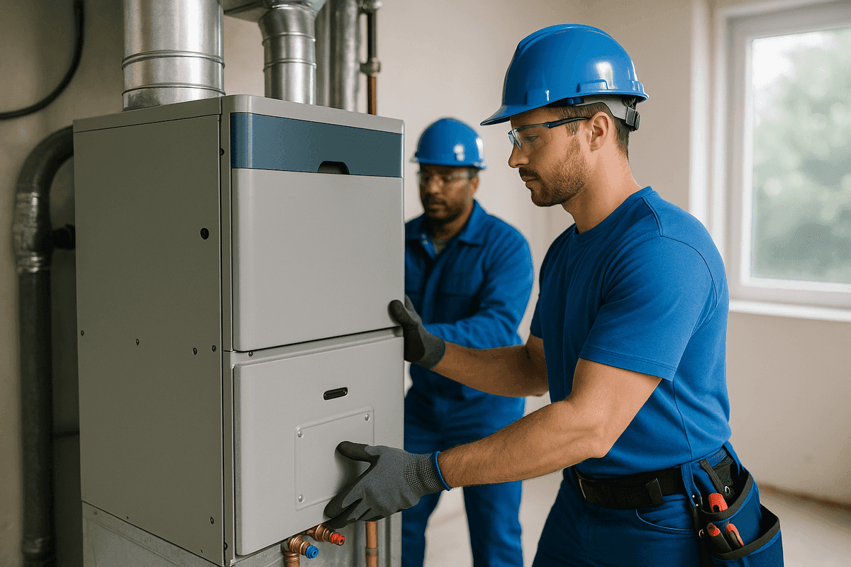 Heating Installation service by AJ's HVAC