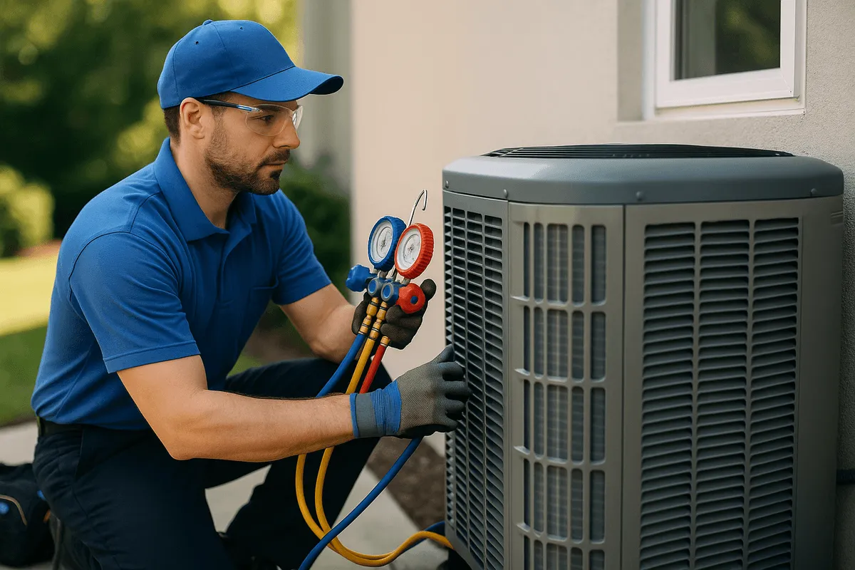 AC Maintenance service by AJ's HVAC