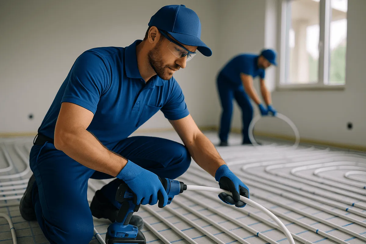 Radiant Heating service by AJ's HVAC