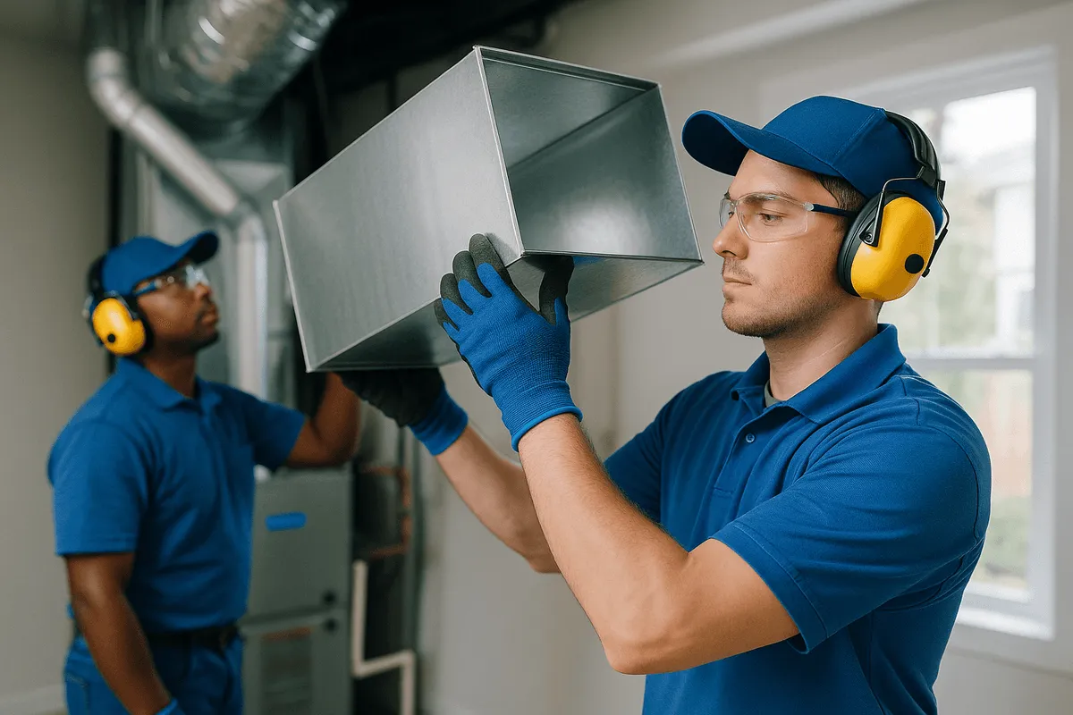 Sheet Metal service by AJ's HVAC