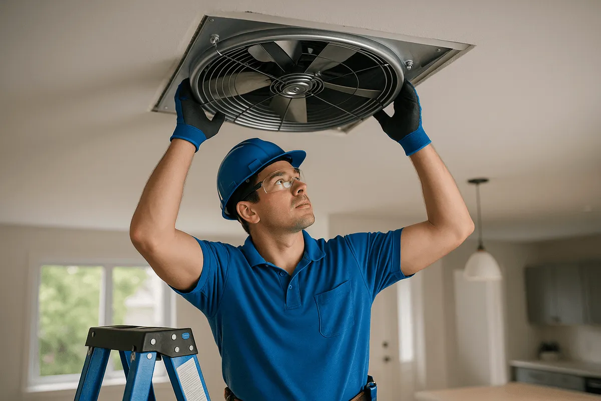 Whole-House Fans service by AJ's HVAC